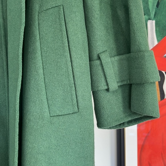 ZARA Oversized Green Coat - Picture 2 of 14